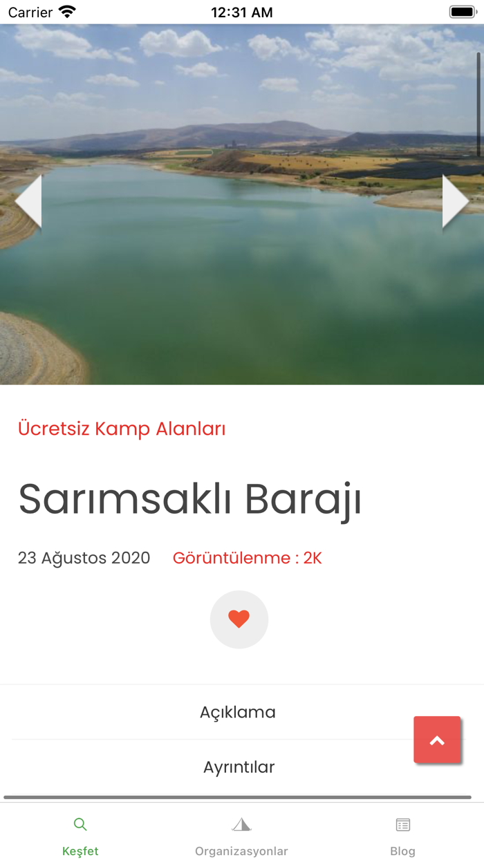 Camping Turkey - Kamp Alanları