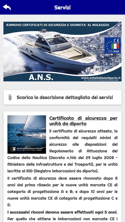 ANS Certificazioni Nautica