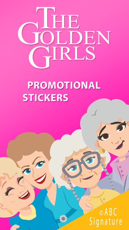 Golden Girls Promo Stickers