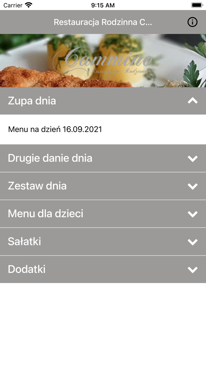 Restauracja Rodzinna Cammino