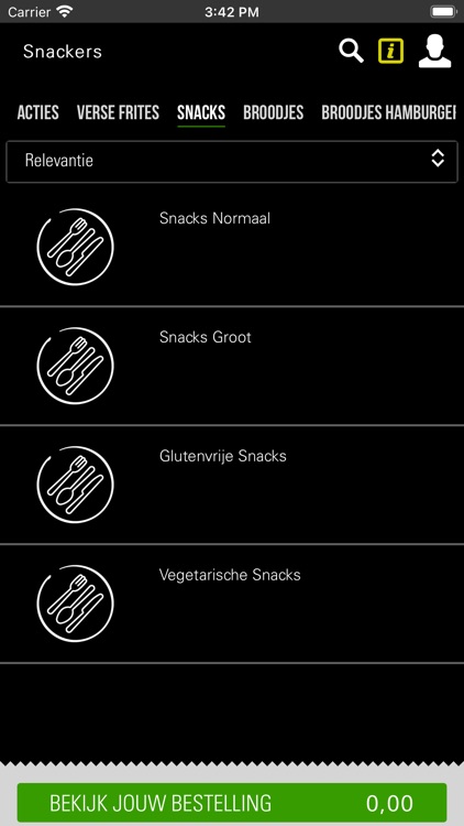Snackers BestelApp