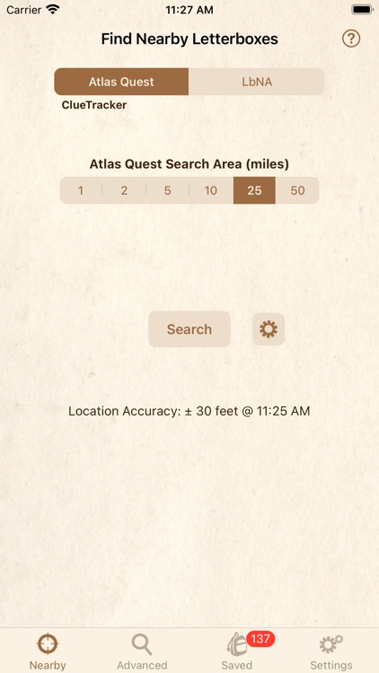 Clue Tracker for Letterboxing