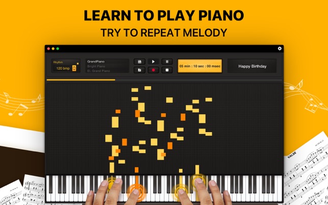 ‎MIDI Keyboard - Piano Lessons Screenshot