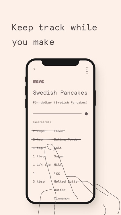 Mise: A minimalist recipe box screenshot-7