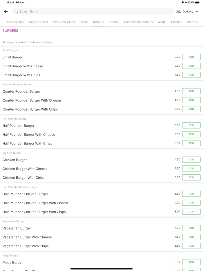 Family Kebab Fish and Chips