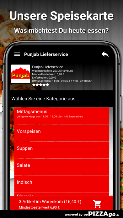 Punjab Lieferservice Hamburg screenshot 4