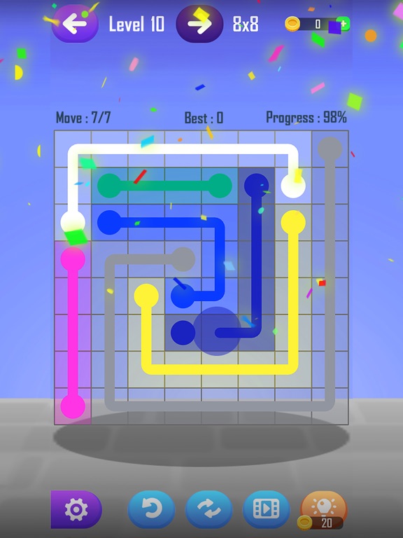 Line Puzzle Game-Color Connect screenshot 4