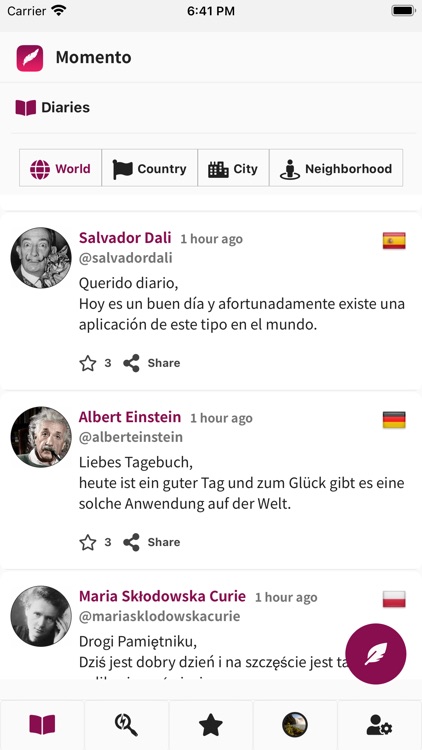Momento: Social Diary screenshot-4