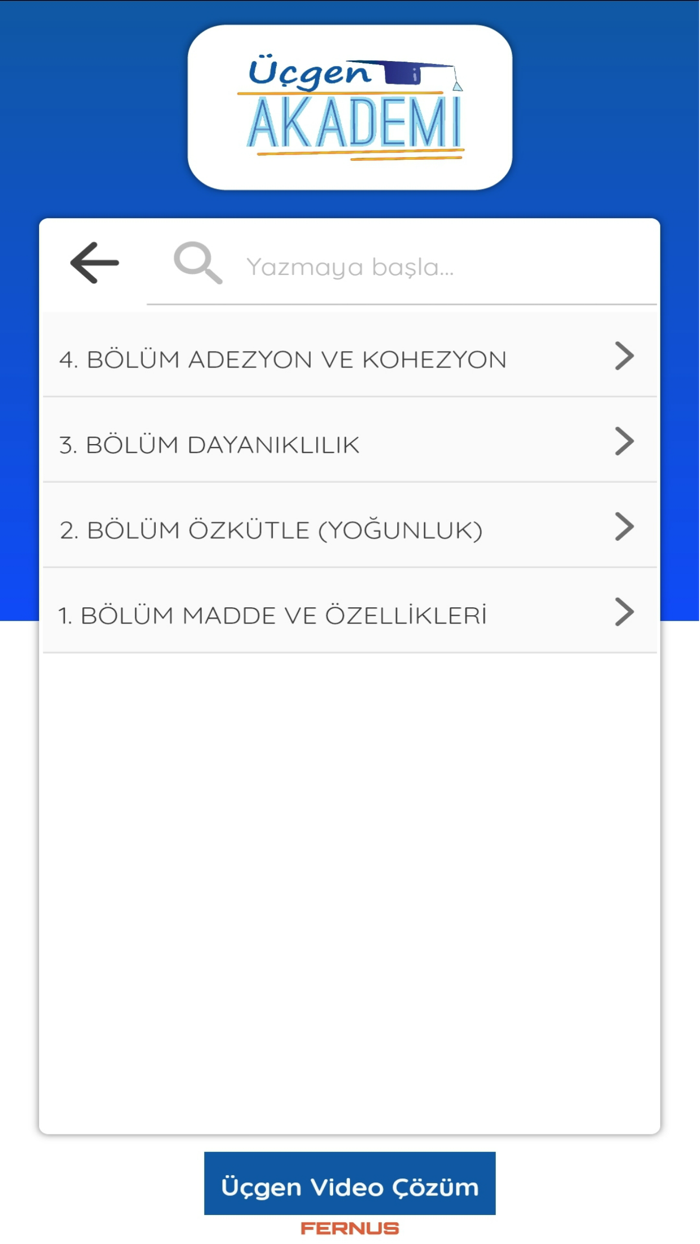 Üçgen Akademi Video Çözüm