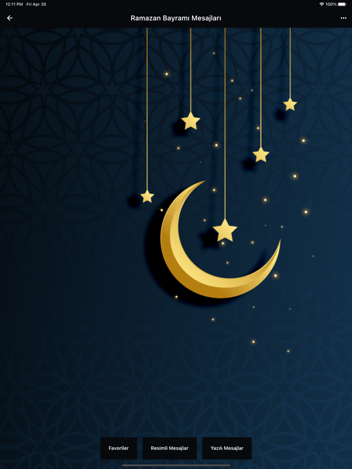 Ramazan Bayramı Mesajları