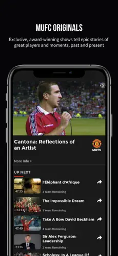 Captura de Pantalla 6 MUTV - Manchester United TV iphone