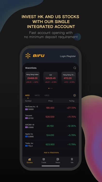 BIFU-Trade HK And US Stocks