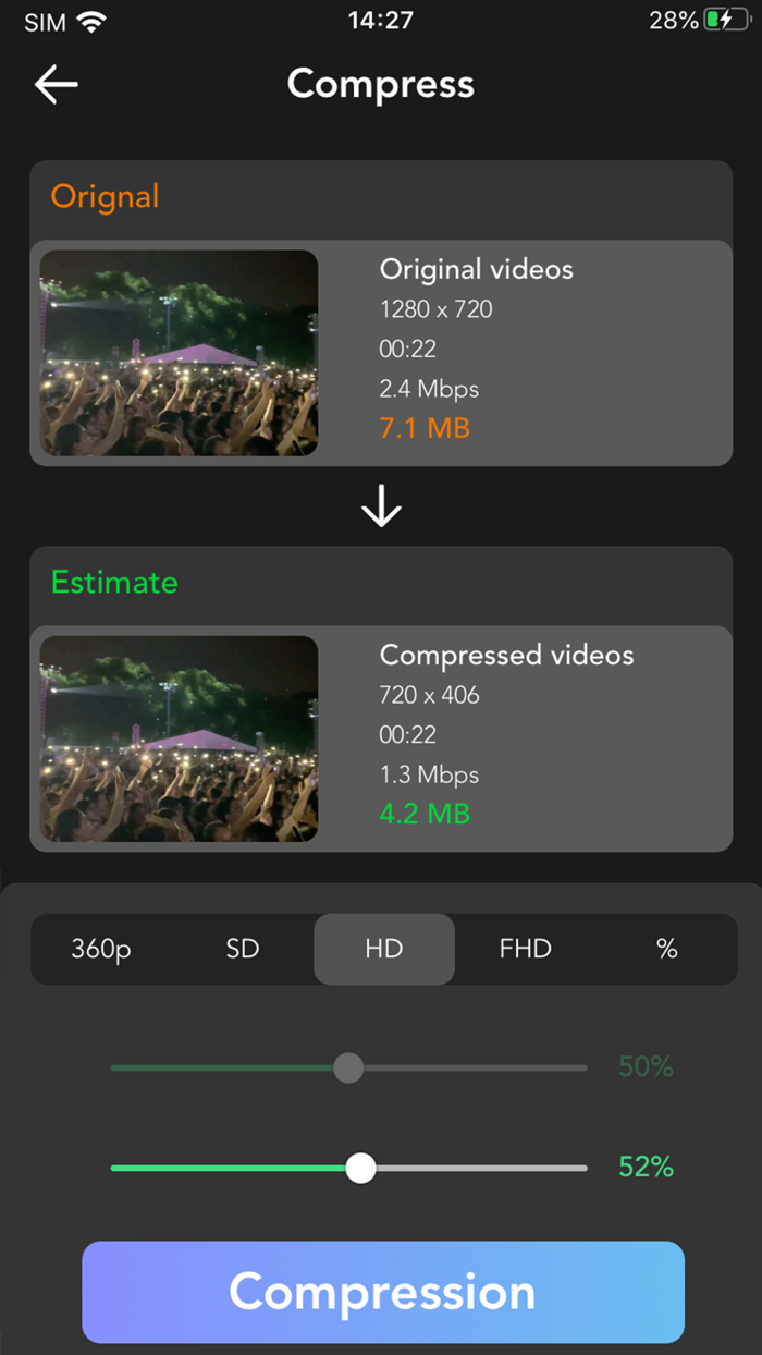 Video Compress. Photo Compress