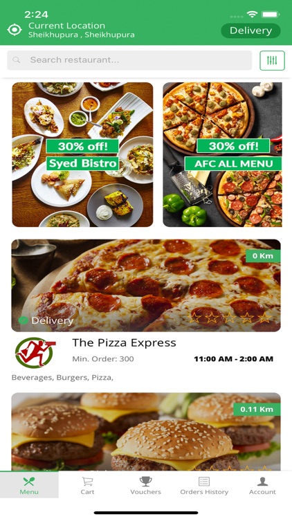 EatEat Online Ordering App