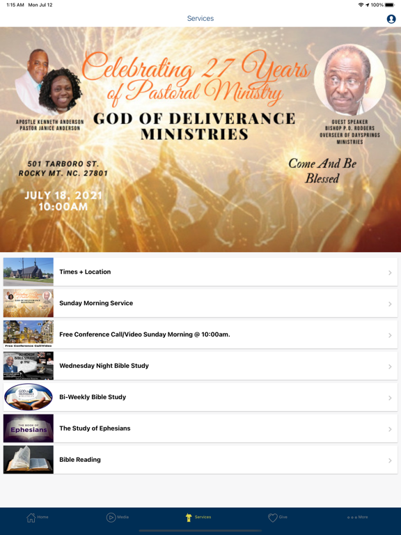God of Deliverance Ministries screenshot 3