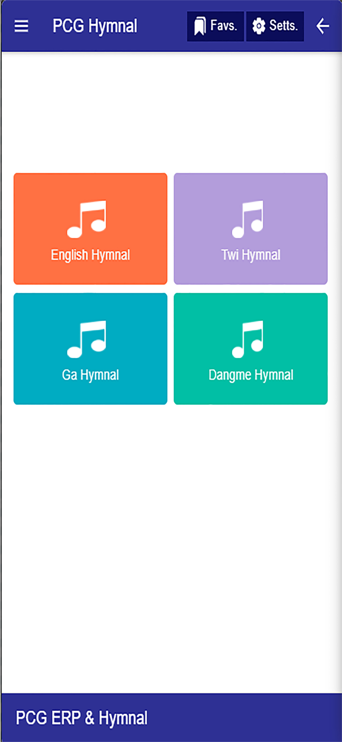 PCG HYMNS AND RESOURCES