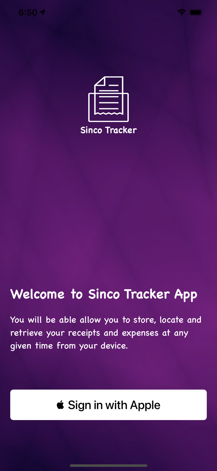 Sinco Tracker Expense Tracker