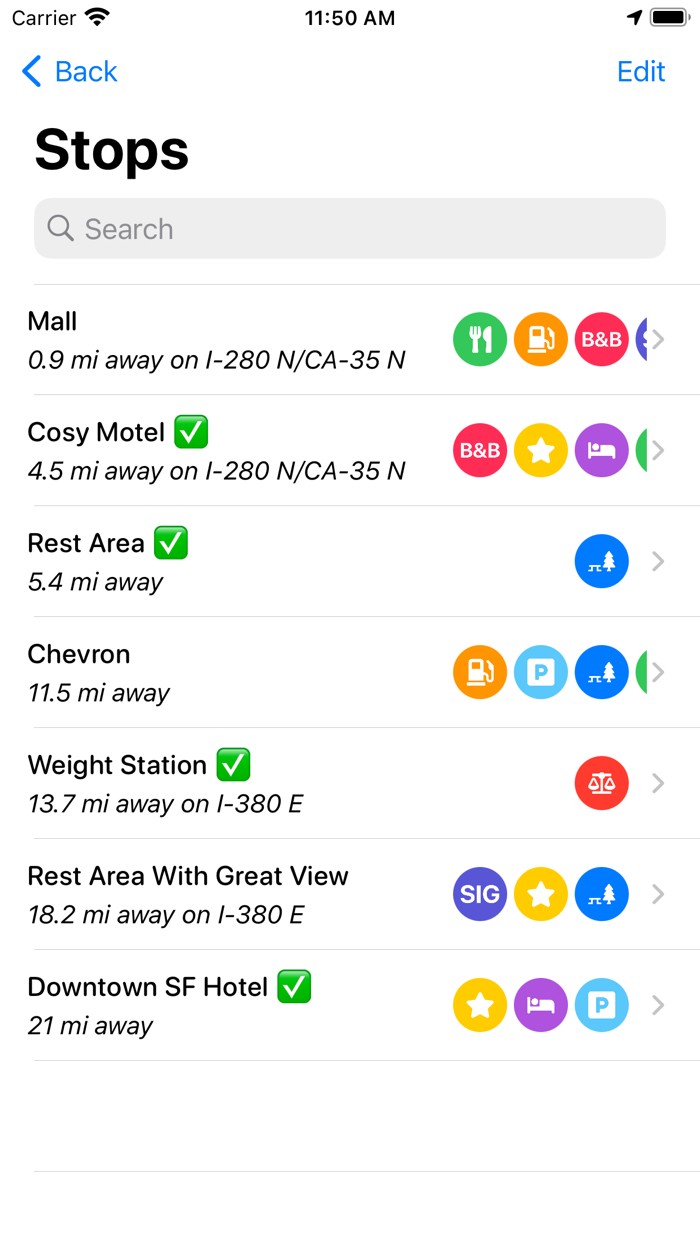 OTR Places Map  Stops