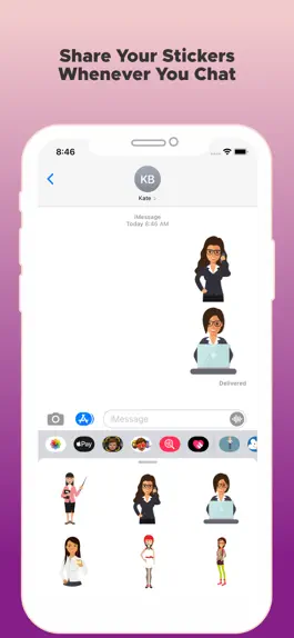 Game screenshot Women Personality Stickers! hack