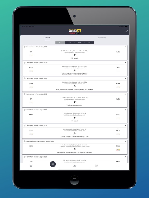 World 777 Cricket Live Line screenshot 2