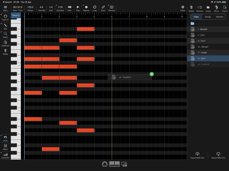Helium AUv3 MIDI Sequencer