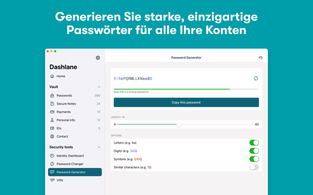 ‎Dashlane – Passwort-Manager Screenshot