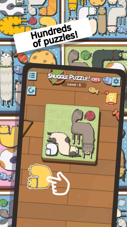 Snuggle Puzzle Cat Game