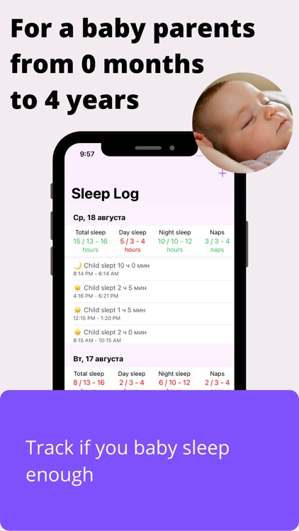 Newborn Sleep Log & Schedule