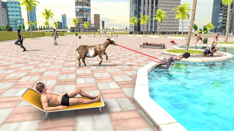 Pet Goat Rampage Simulator 3D screenshot-3