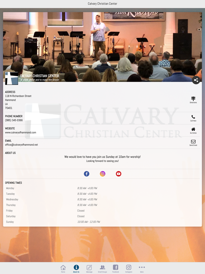 Calvary Christian Center