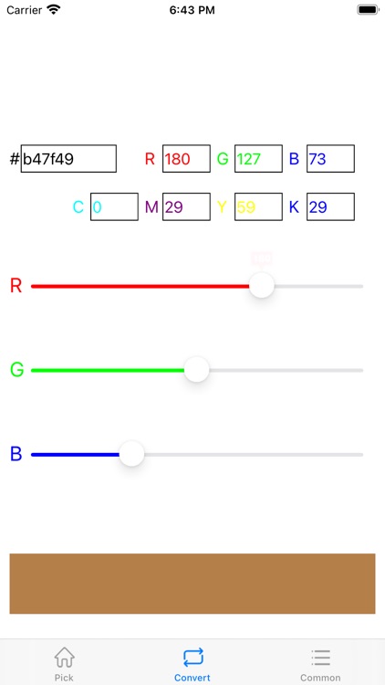 Color Tools - RGB, CMYK, HSV