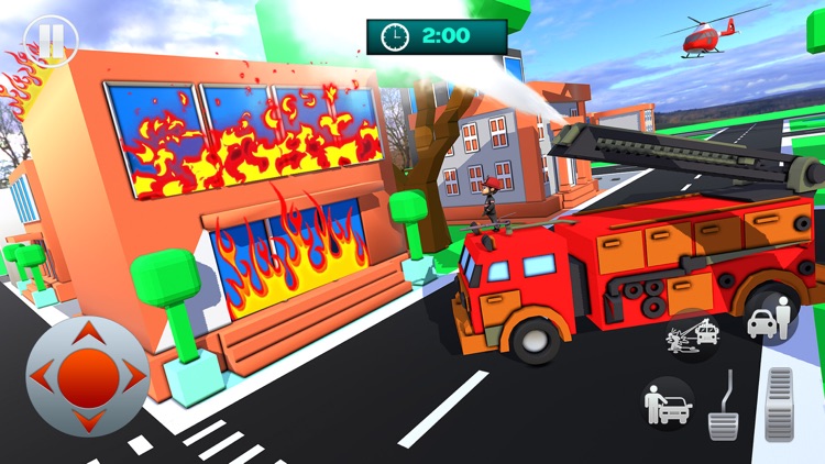 911 emergency fire truck game