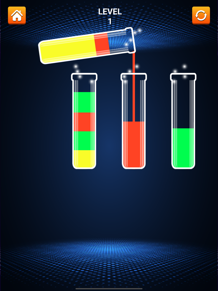 Sort Color Bottle Fill Water