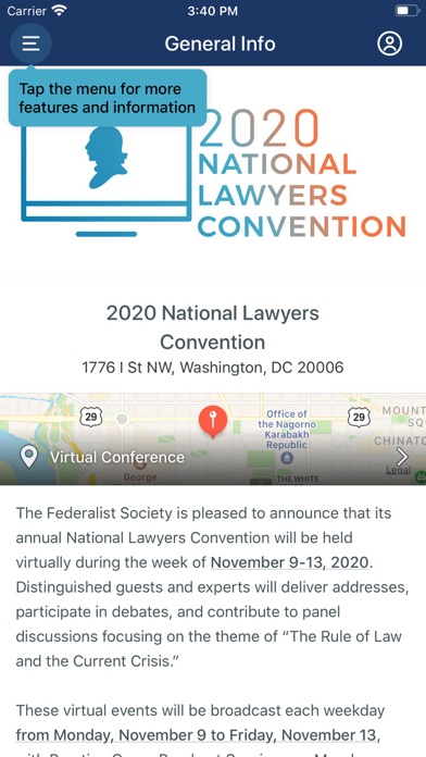 Federalist Society Events screenshot 3