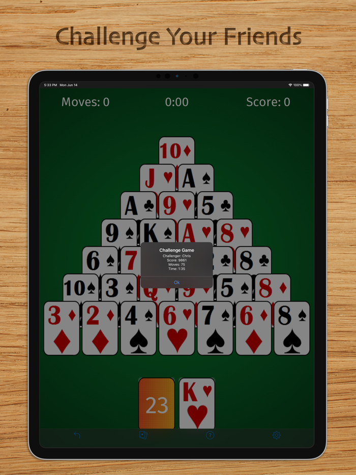 Pyramid  Solitaire Card Game