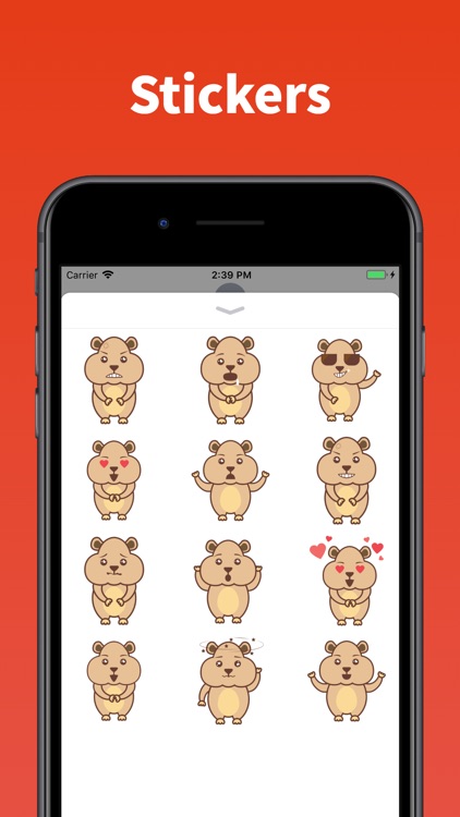 Hamster pet - stickers & emoji