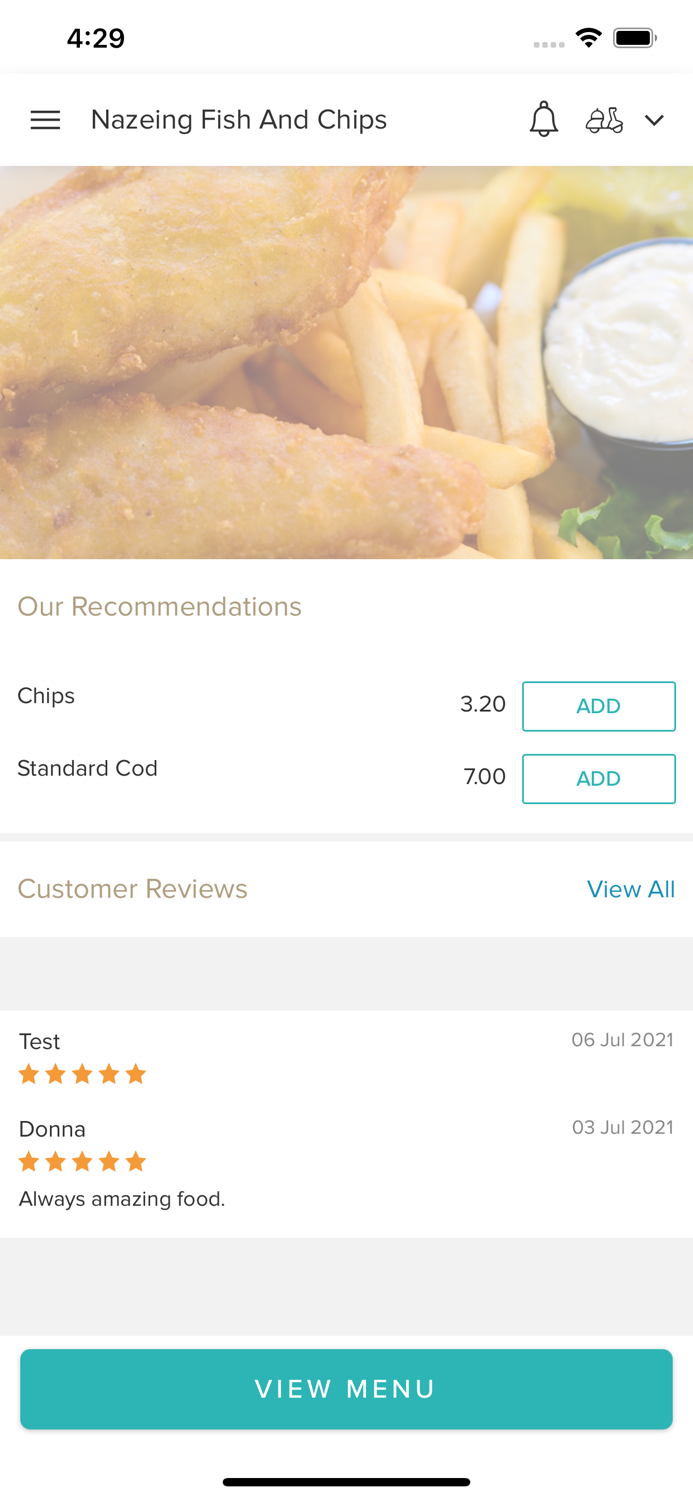 Nazeing Fish And Chips