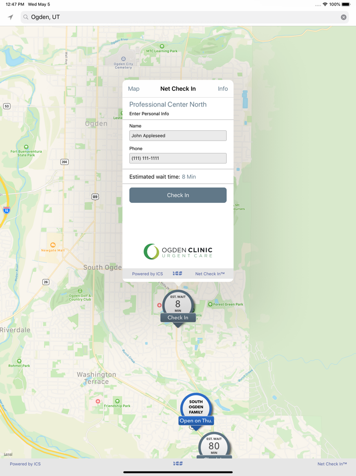 Net Check In - Ogden Clinic