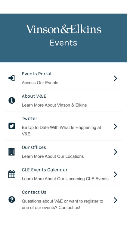 V&E Event Portal