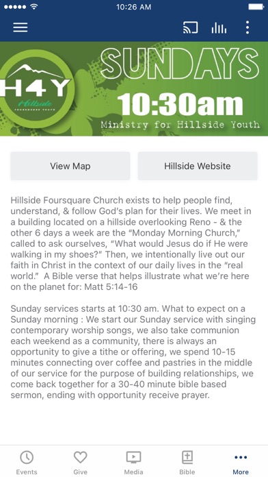 How to cancel & delete Hillside Church - Reno APP from iphone & ipad 3