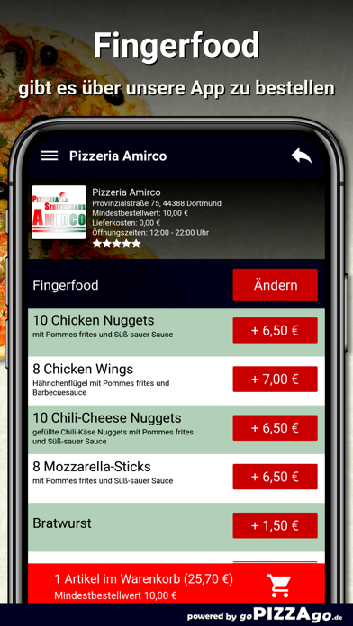 Pizzeria Amirco Dortmund screenshot 6