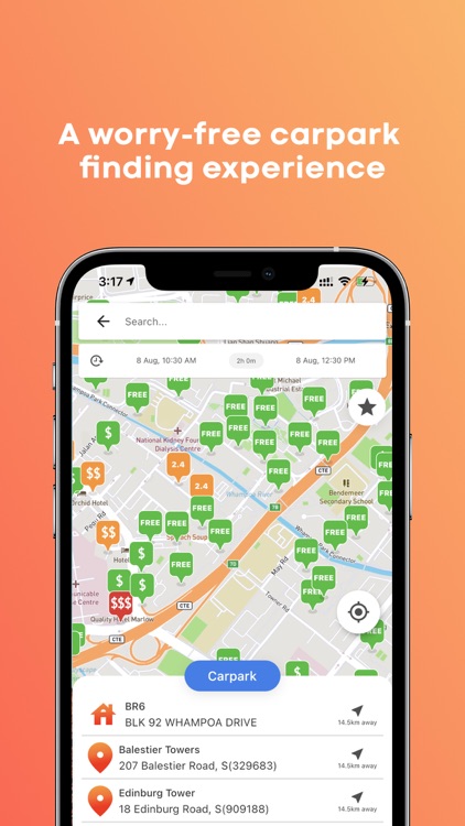 Parkar: Find, Park and Charge