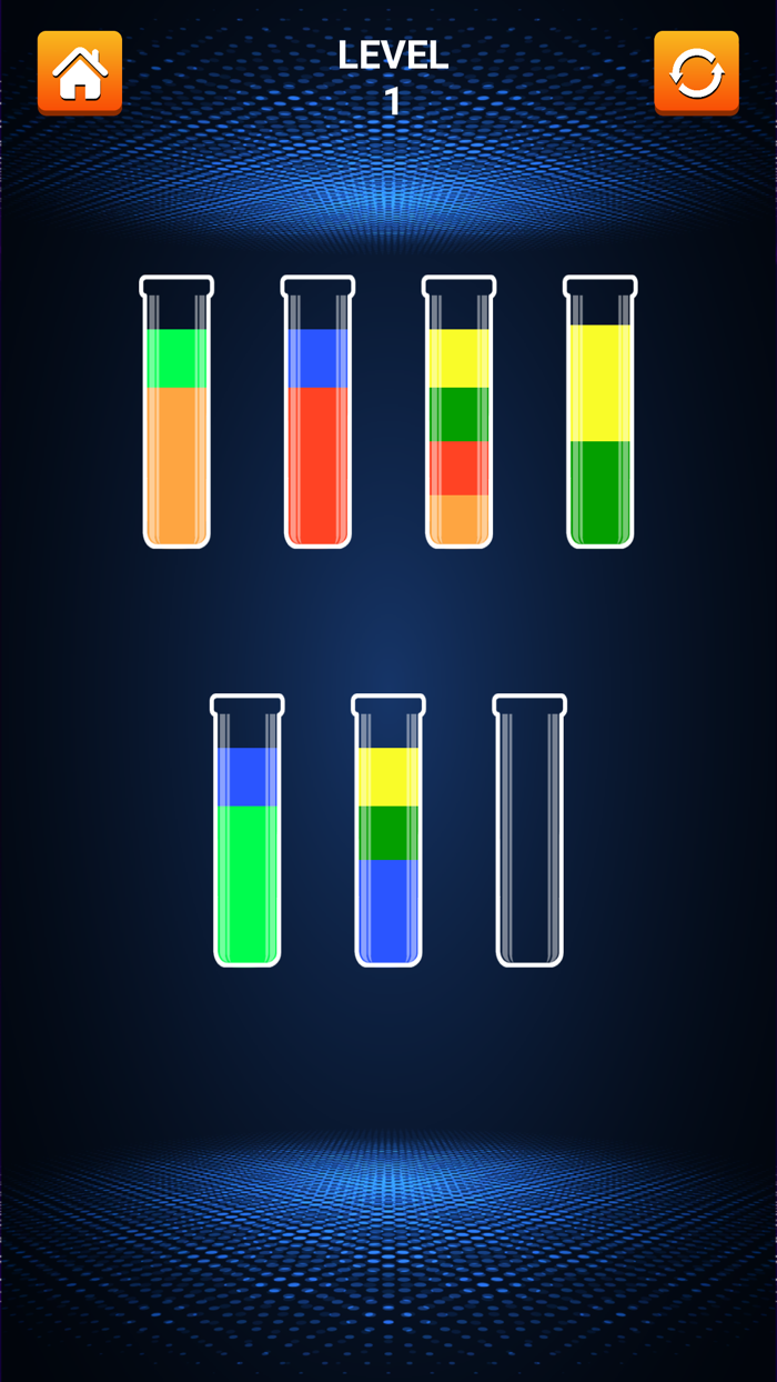 Sort Color Bottle Fill Water