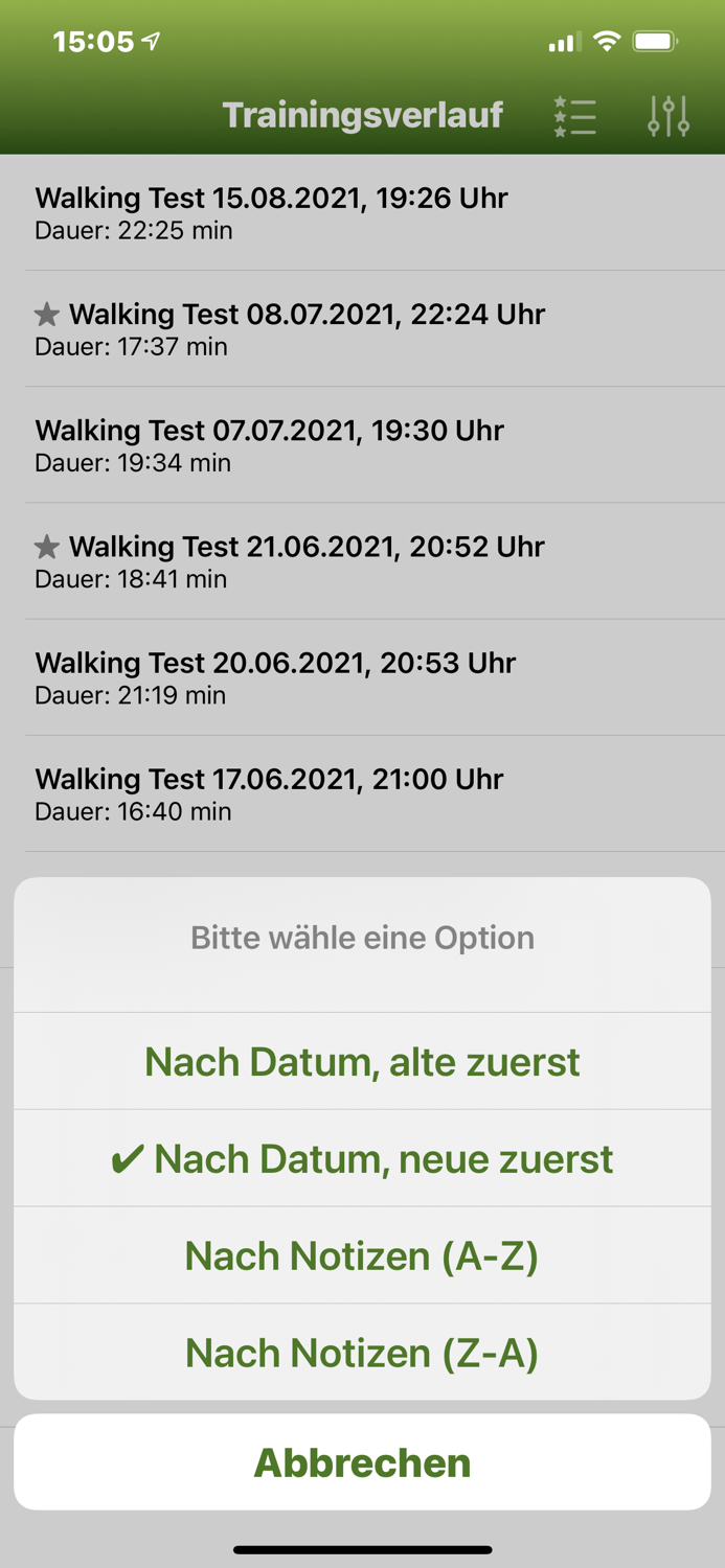 Apotheken Umschau Walking Test