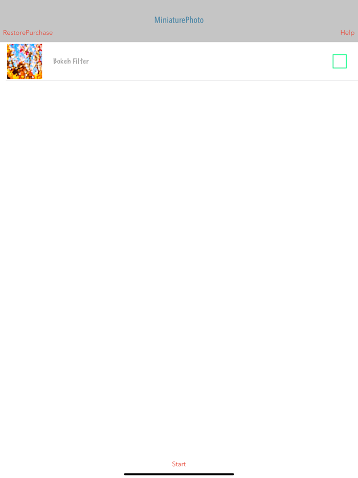 Miniature Photo - Tilt Shift