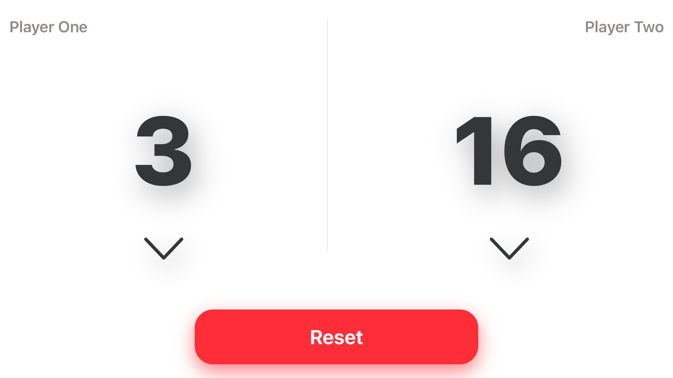 Screenshot do app Game Score Counter