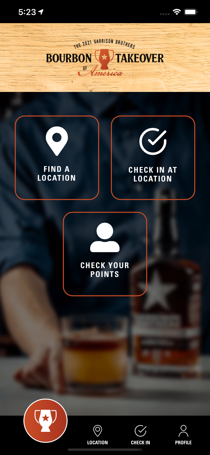 Bourbon Takeover Passport App
