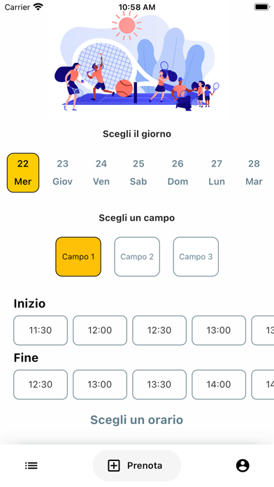 Screenshot of Circolo tennis Montegranaro1