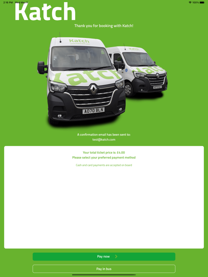 Katch on-demand transport