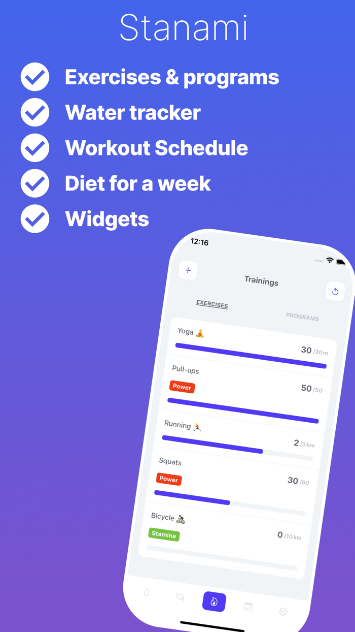 Stanami - training assistant